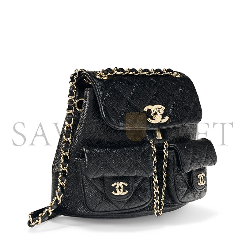 Ch*el small 24a duma backpack as3787 (17.5*16.5*10cm)